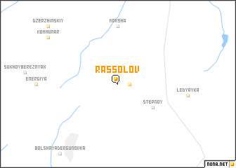 map of Rassolov