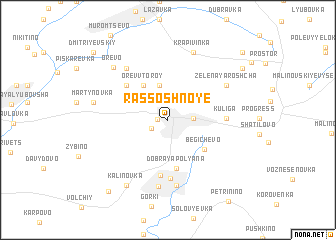 map of Rassoshnoye