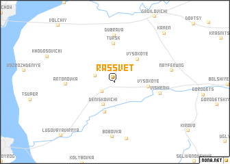 map of Rassvet