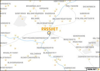 map of Rassvet