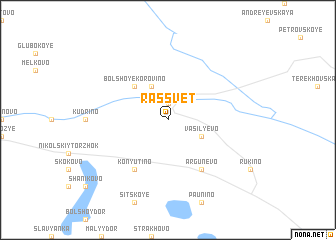 map of Rassvet