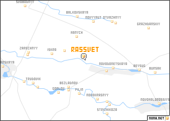 map of (( Rassvet ))