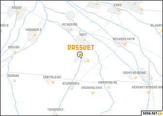 map of Rassvet