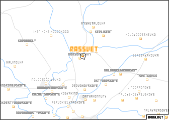 map of Rassvet