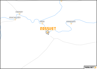 map of Rassvet