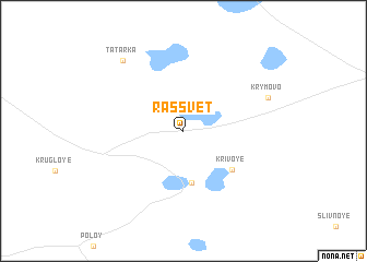 map of Rassvet