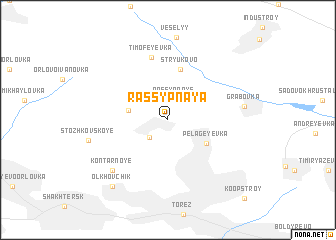 map of Rassypnaya