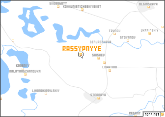 map of Rassypnyye