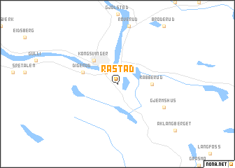 map of Råstad