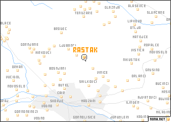 map of Raštak