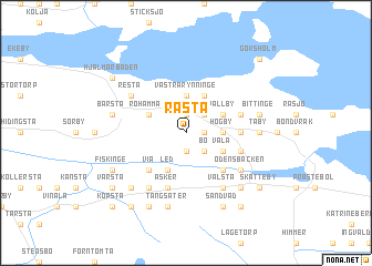 map of Råsta
