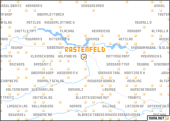 map of Rastenfeld