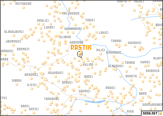 map of Rastik