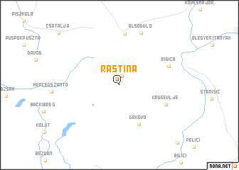 map of Rastina