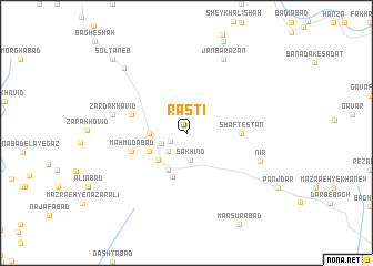 map of Rāstī