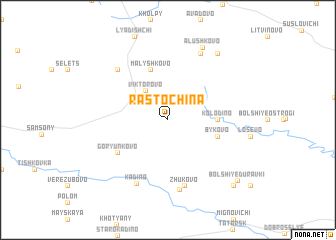 map of Rastochina