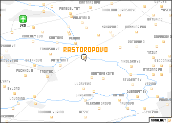 map of Rastoropovo