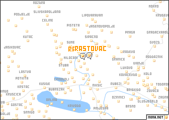 map of Rastovac