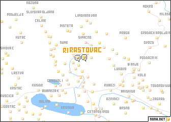 map of Rastovac