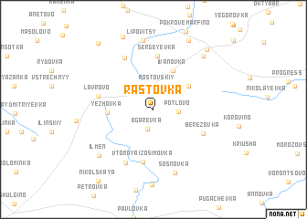 map of Rastovka