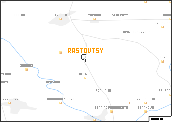 map of Rastovtsy