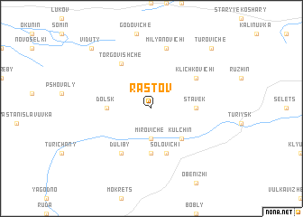 map of Rastov