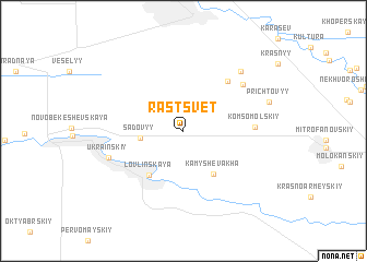 map of Rastsvet