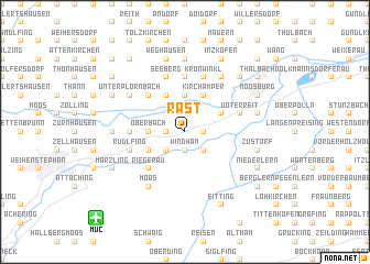 map of Rast