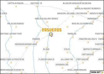 map of Rasueros