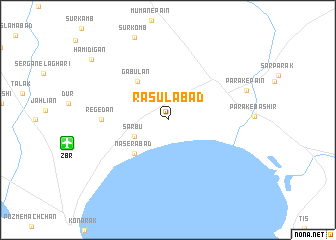 map of Rasūlābād