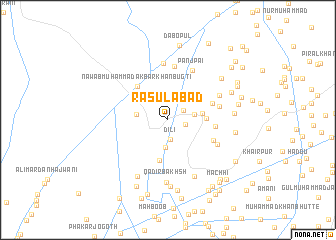 map of Rasūlābād