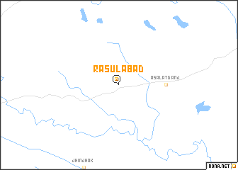 map of Rasūlābād