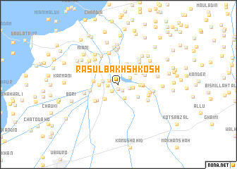 map of Rasūl Bakhsh Kosh