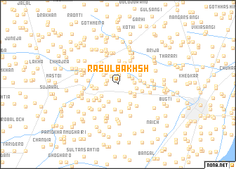 map of Rasūl Bakhsh