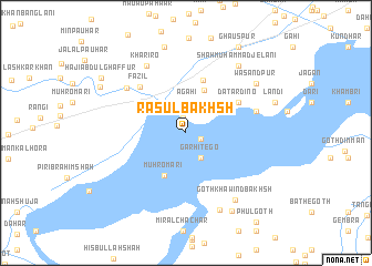 map of Rasul Bakhsh