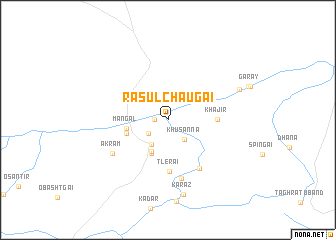 map of Rasūl Chaugai