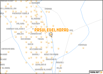 map of Rasūl-e Delmorād