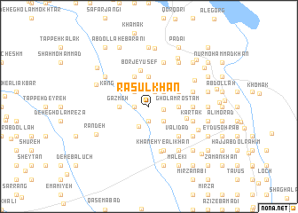 map of Rasūl Khān