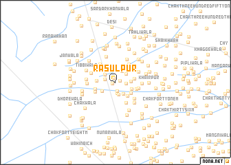 map of Rasūlpur