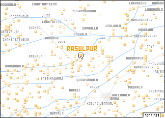 map of Rasūlpur