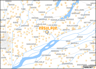 map of Rasūlpur