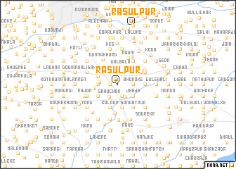 map of Rasūlpur