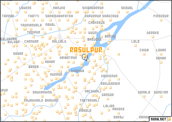 map of Rasūlpur