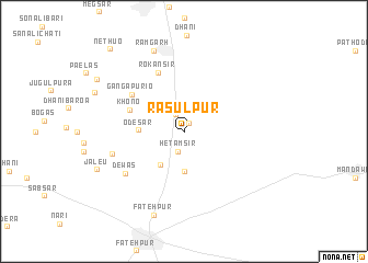 map of Rasulpur