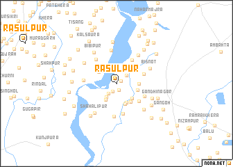 map of Rasūlpur