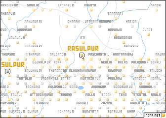 map of Rasūlpur