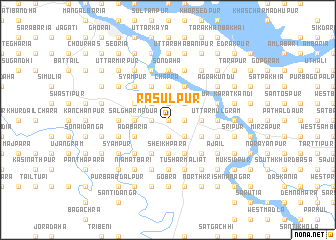 map of Rasūlpur