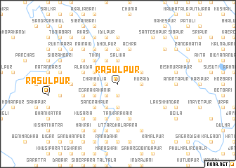 map of Rasūlpur