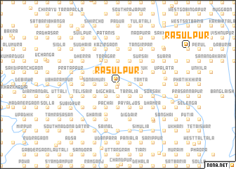 map of Rasūlpur