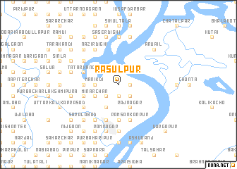 map of Rasūlpur